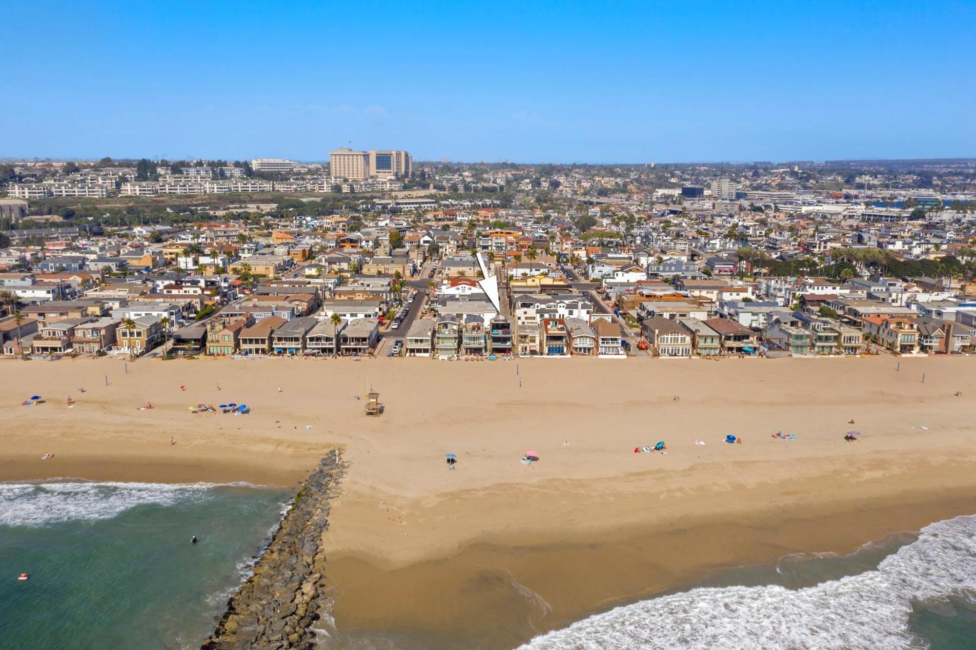 3 Story Oceanfront Home With Jacuzzi In Newport Beach On The Sand! Luaran gambar