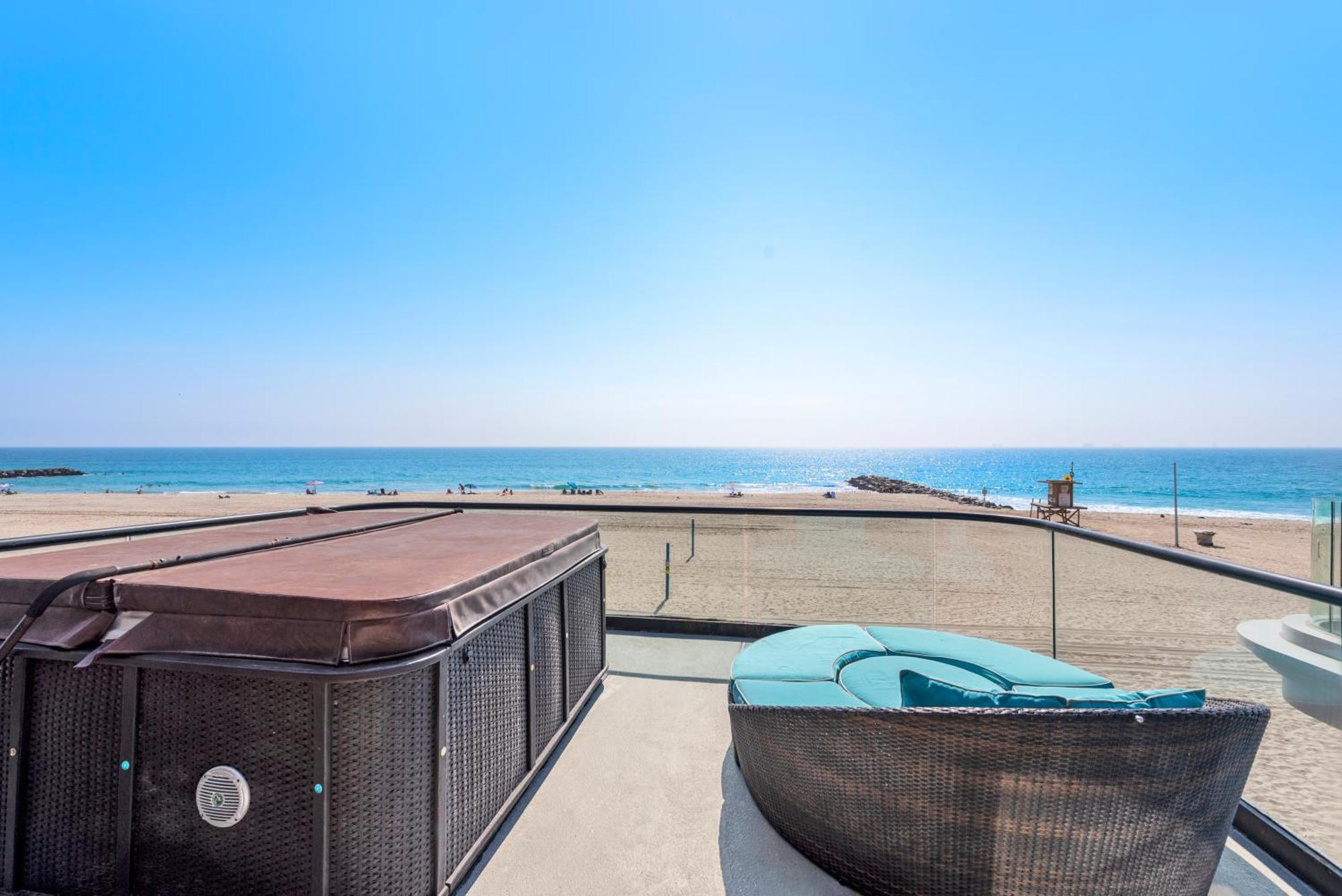 3 Story Oceanfront Home With Jacuzzi In Newport Beach On The Sand! Luaran gambar