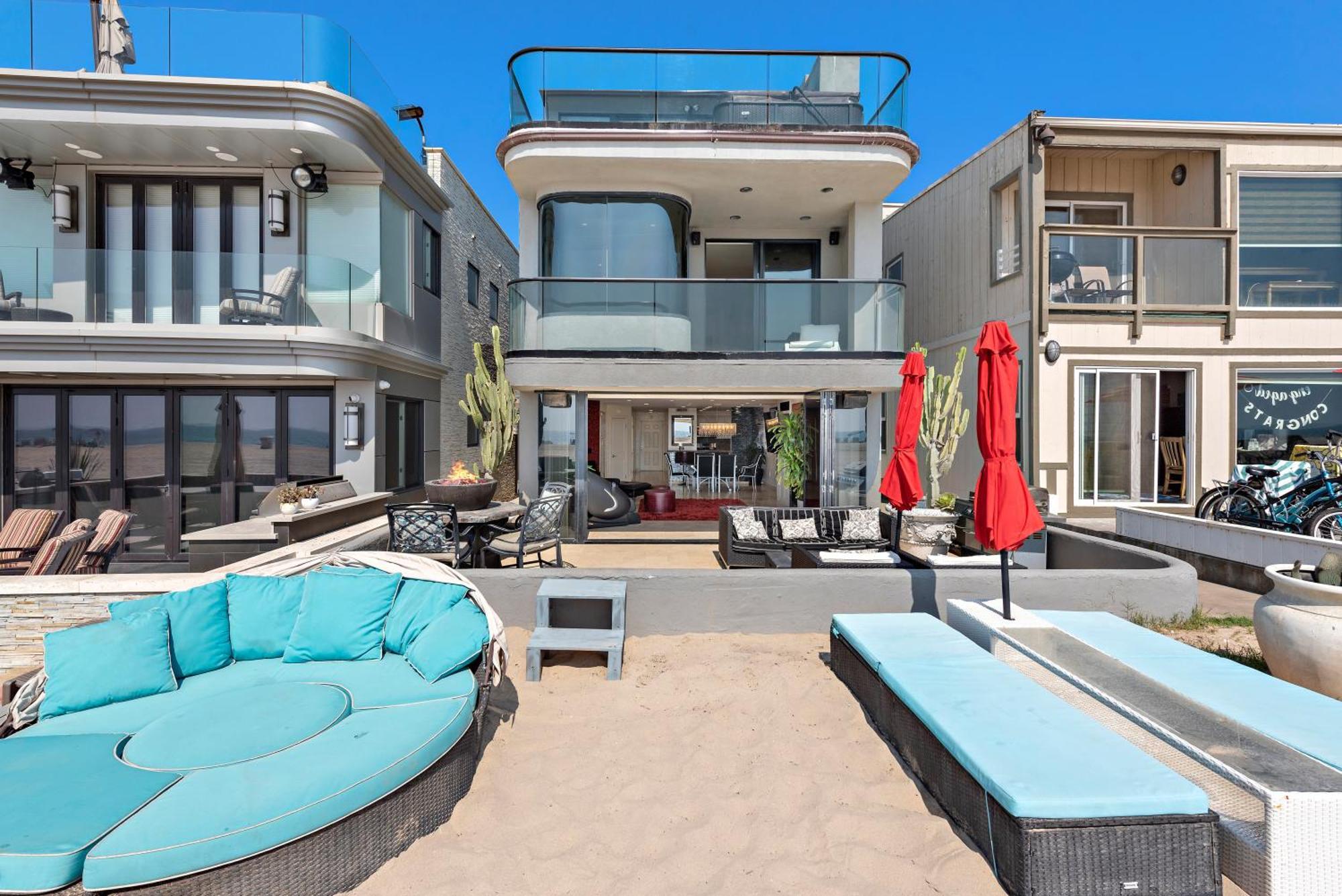 3 Story Oceanfront Home With Jacuzzi In Newport Beach On The Sand! Luaran gambar