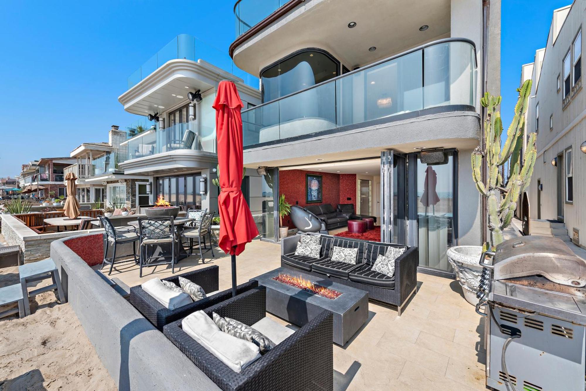 3 Story Oceanfront Home With Jacuzzi In Newport Beach On The Sand! Luaran gambar